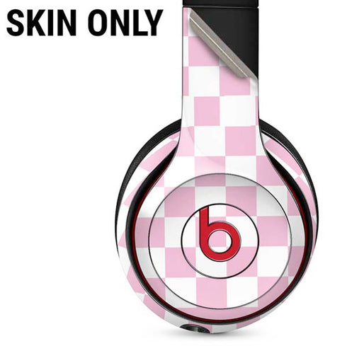 Pink and White Checkerboard Beats Solo 3 Wireless Skin